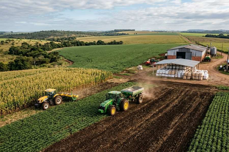 Brasil Pode Importar Menos Fertilizantes mesmo com &Aacute;rea Agr&iacute;cola Maior