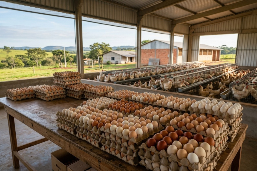 Consumo de Ovos no Brasil pode Chegar a 301 Unidades por Habitante em 2026