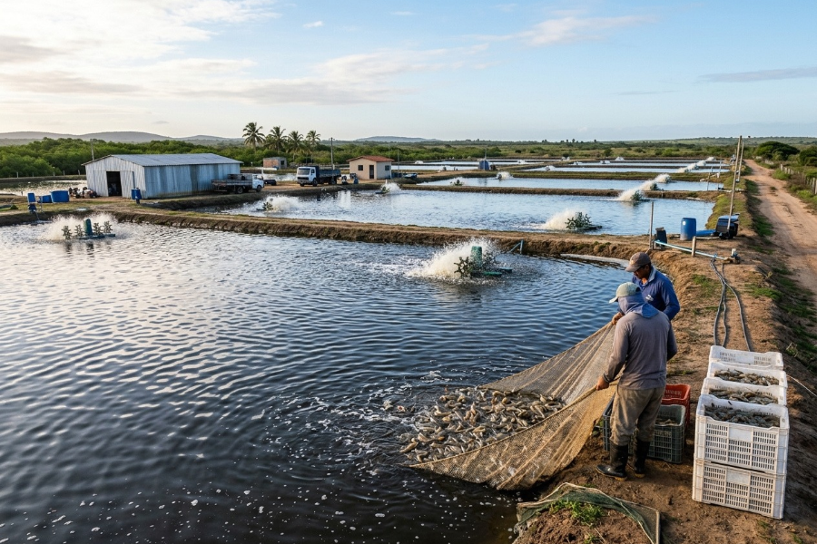 Crédito para Aquicultura: Rio Grande do Norte Busca Impulsionar a Produção de Camarão