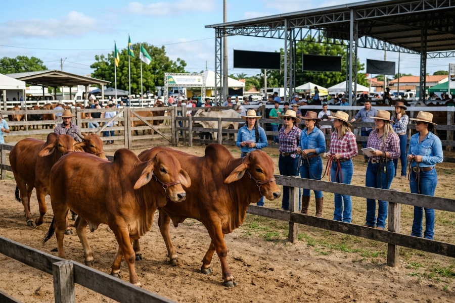 Ra&ccedil;a Sindi Registra Recorde de Animais na Festa do Boi e Destaca a Presen&ccedil;a Feminina na Pecu&aacute;ria