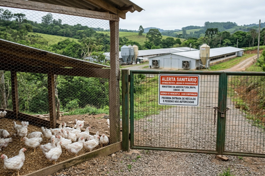 M&eacute;xico Bloqueia Importa&ccedil;&otilde;es de Produtos Av&iacute;colas do Brasil Ap&oacute;s caso de Newcastle em Santa Catarina